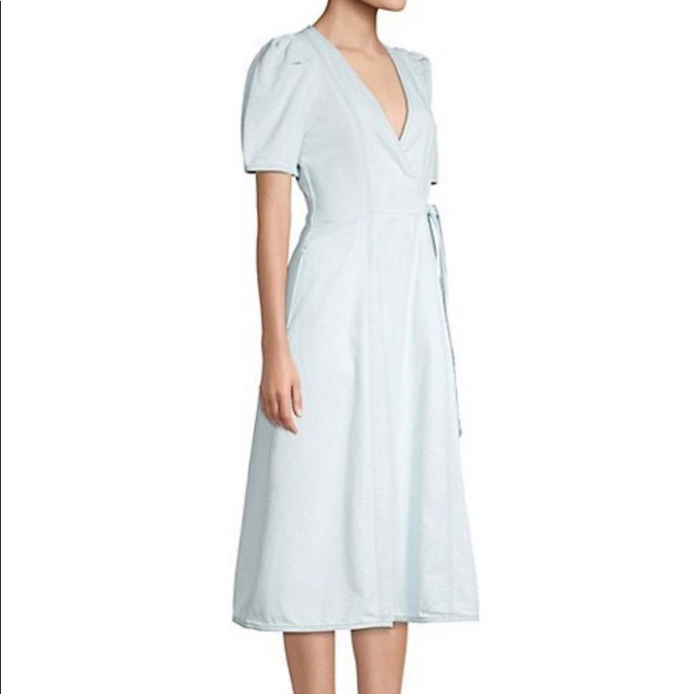 Kate Spade Denim Wrap Dress Size 6